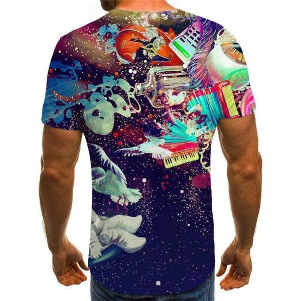 
Astronaut T shirt Men Galaxy Anime Clothes Colorful Tshirt Printed Art Shirt Print
                