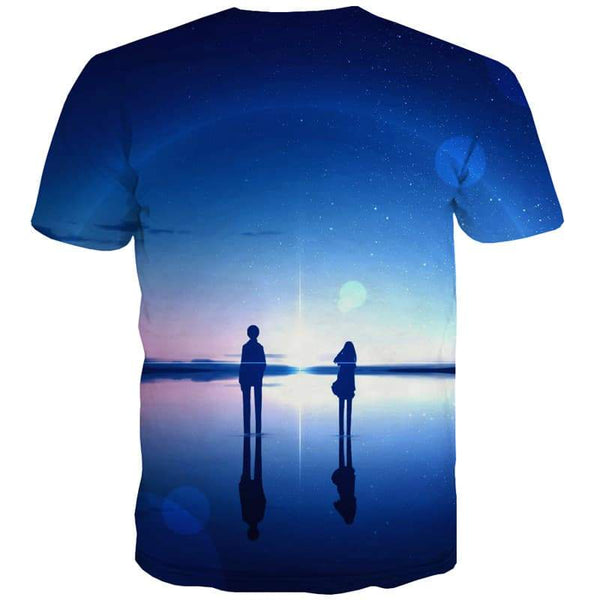 
Galaxy T-shirt Men Space Tshirts Casual Universe Tshirt Printed Lovely Shirt Print - KYKU
                