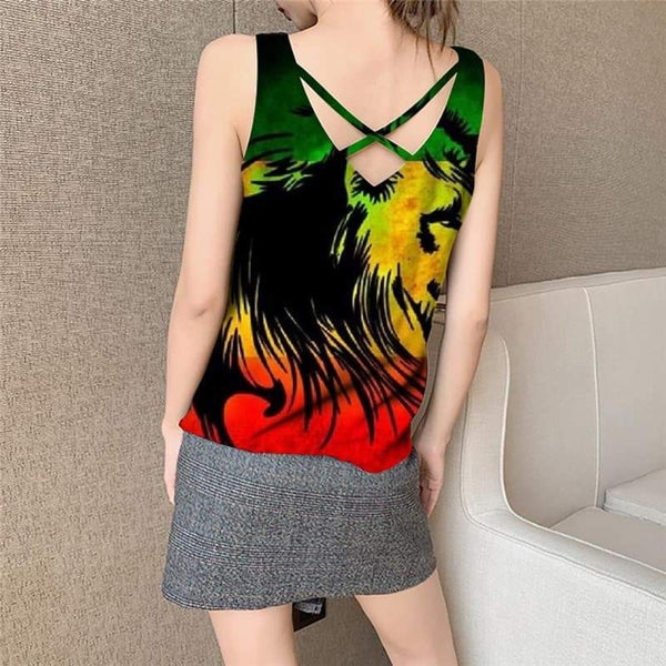 
Lion Tank Top Women Animal Vest Print Anime Sleeveless 3d Colorful Vest Printed Street Anime Clothes - KYKU
                