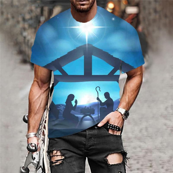 
Christian T shirt Men Jesus Anime Clothes Animal Tshirt Printed Galaxy Tshirts Casual
                