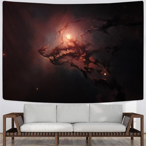 
Wolf Tapiz Animal Tapestries Anime Home Tapestrys Galaxy Wall Tapestry Nebula Rug Wall
                