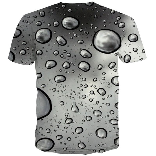 
Raindrop T-shirt Men Retro Funny T shirts Gray Tshirt Printed Art Anime Clothes
                