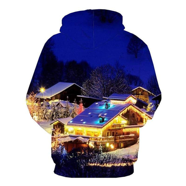 
Landscape Sweatshirts men House 3d Printed Snow Hooded Casual Christmas Hoody Anime - KYKU
                