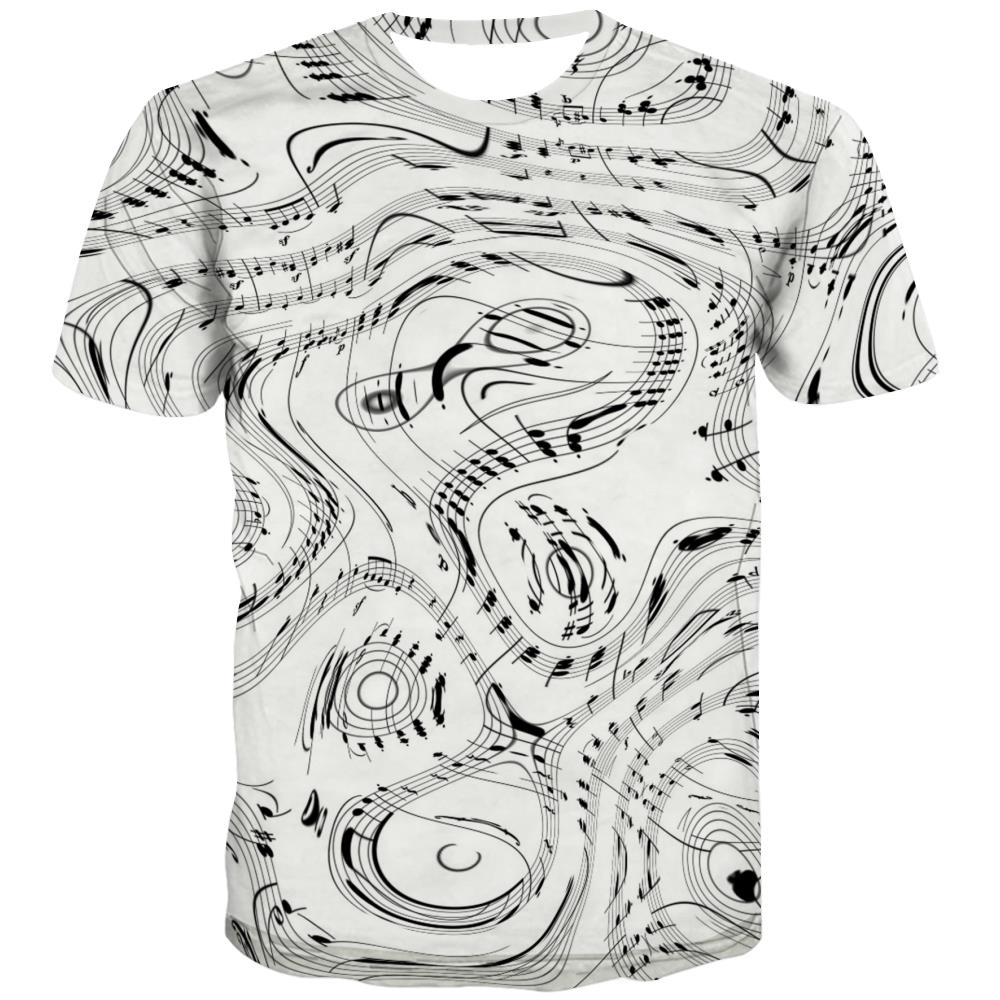 Music T-shirt Men Instrument Tshirt Printed Retro Tshirts Novelty Electronic T-shirts Graphic