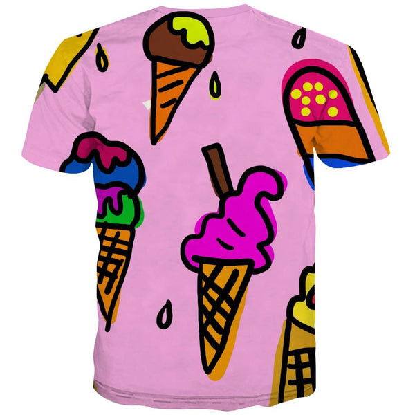 
Sweet T-shirt Men Gourmet T shirts Funny Icecream Tshirts Cool Colourful Shirt Print
                
