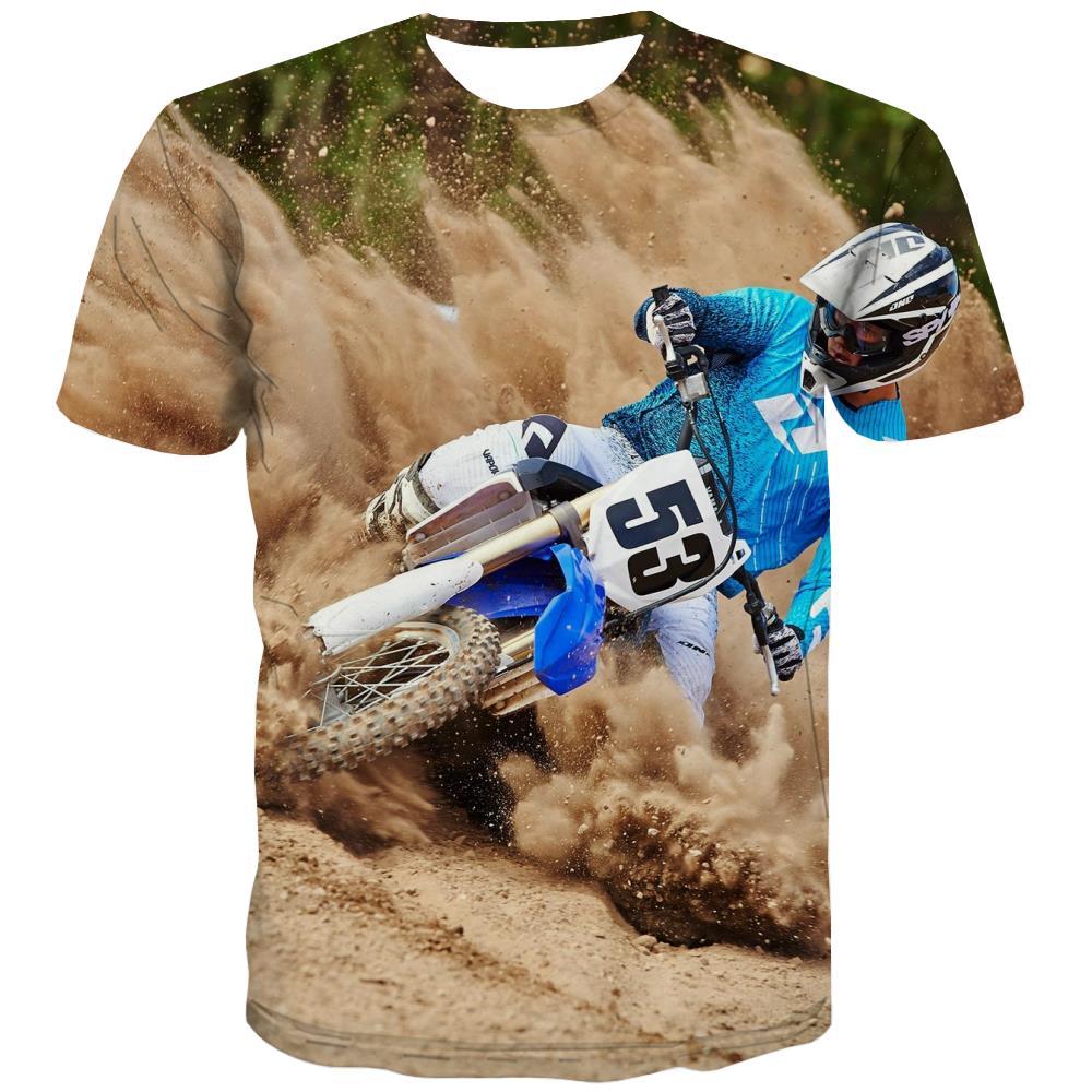 Motocross T-shirt Men motorcycle Tshirts Cool Offroad Tshirt Printed - KYKU