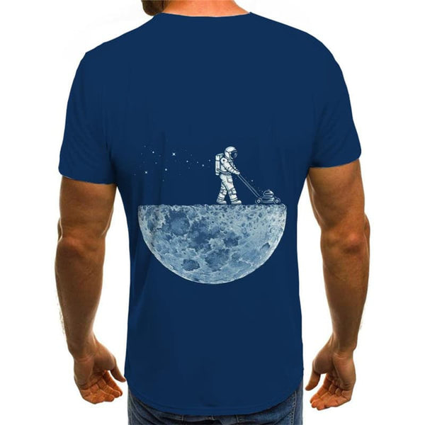 
Astronaut T-shirt Men Cherish Tshirts Casual Novel Anime Clothes Space Tshirt Printed
                