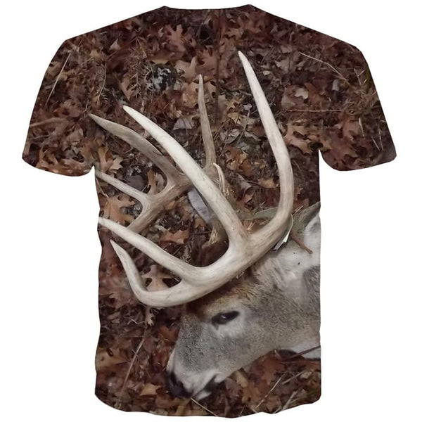 
Deer T-shirt Men Animal Tshirt Anime Street T-shirts Graphic Short Sleeve
                