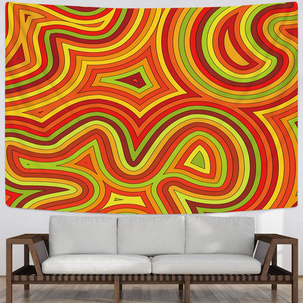 
Psychedelic Tapiz dizziness Home Tapestrys stripe Wall Tapestry Decor Mandala
                
