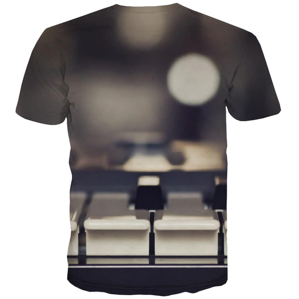 
Music T shirts Men Instrument T-shirts Graphic Retro Tshirt Printed Electronic Tshirts Novelty
                