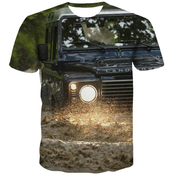 Jeep T shirts Men Offroad T shirts Funny car Tshirts Cool Short Sleeve Punk Rock - KYKU