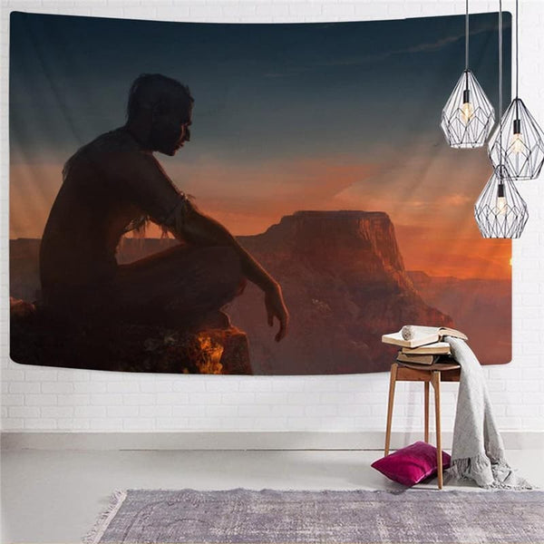 
Indios Tapestry Sunset Wall Tapestry Landscape Tapestries Mountain Tenture Mandala
                
