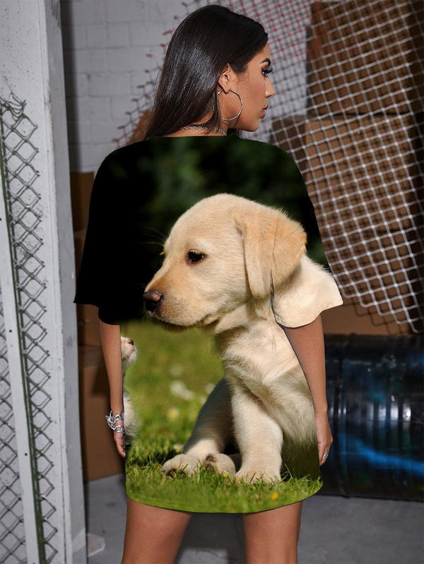 
Dog T Shirt Women Cat Summer Lovely Tshirt Printed Womens Clothing Anime Clothes
                