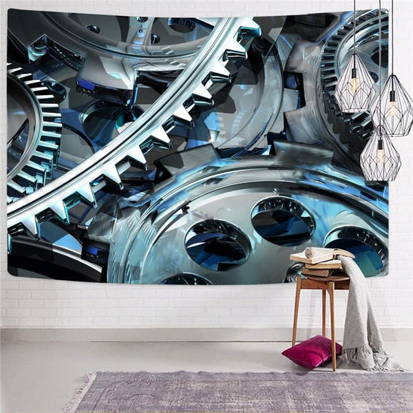
Metal Tapestry Engine Tapestries Gear Home Tapestrys Technology Wall Tapestry
                
