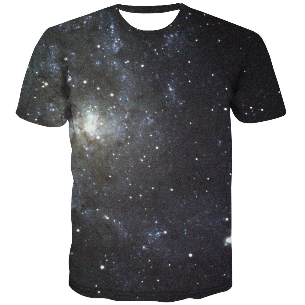 Galaxy T shirts Men Planet Tshirt Printed Starry Sky T-shirts 3d Colorful Shirt Print Harajuku T-shirts Graphic