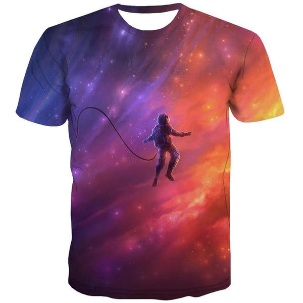 
Astronaut T shirt Men Galaxy Tshirts Casual Universe Shirt Print Dizziness Tshirt Printed
                