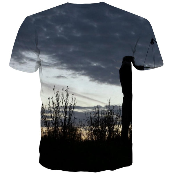 
Hunting T-shirt Men Jungle T shirts Funny Deer Tshirt Anime Shooter Tshirts Casual Camouflage Tshirts Novelty
                
