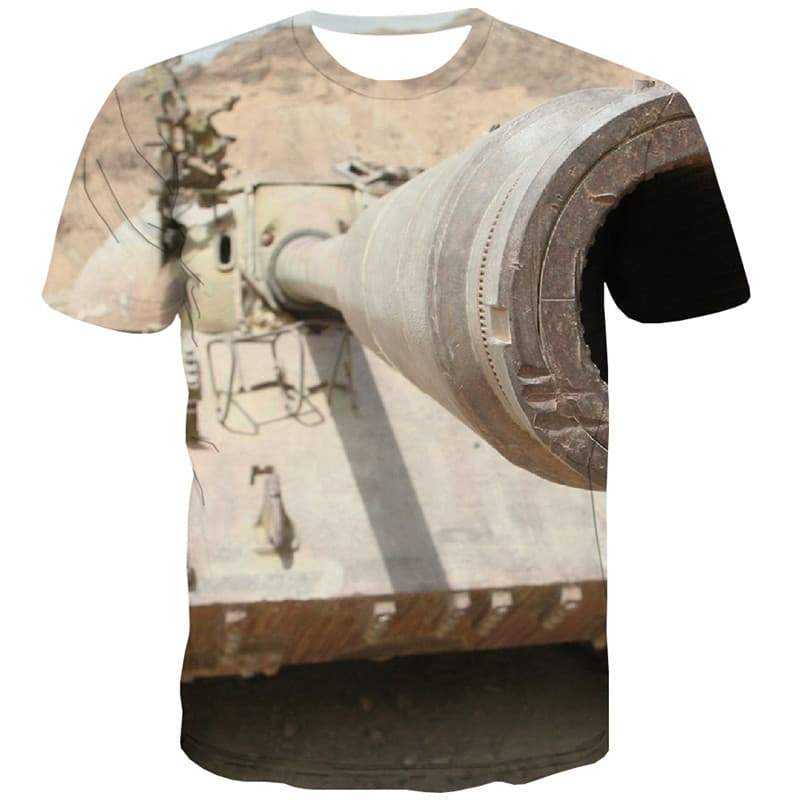 Military T shirts Men War Tshirts Casual Tank Tshirts Cool Metal Tshirt Anime Mountain Shirt Print - KYKU