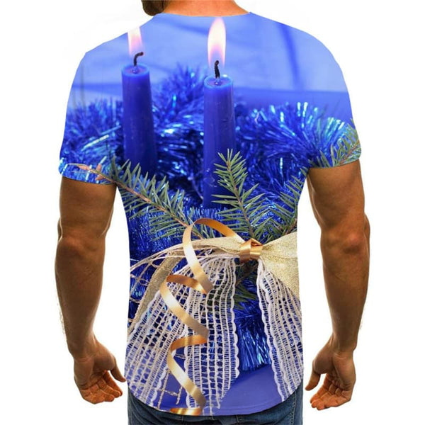 
Christmas T shirts Men New Year Tshirt Printed Blue T-shirts 3d Party T shirts Funny
                
