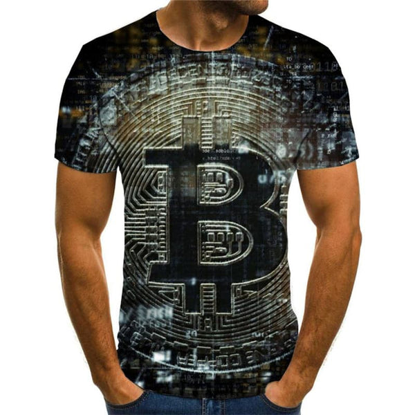 
Bitcoin T shirt Men Retro Tshirts Casual Hip Hop Tshirt Printed Mens Clothing
                