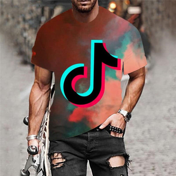 
Douyin T shirt Men Cloud Shirt Print Music Tshirt Printed Rock T-shirts 3d
                