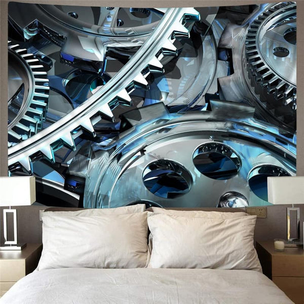 
Metal Tapestry Engine Tapestries Gear Home Tapestrys Technology Wall Tapestry
                
