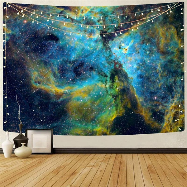 Galaxy Tapestry Space Tenture Mandala Universe Rug Wall Nebula Wall Tapestry