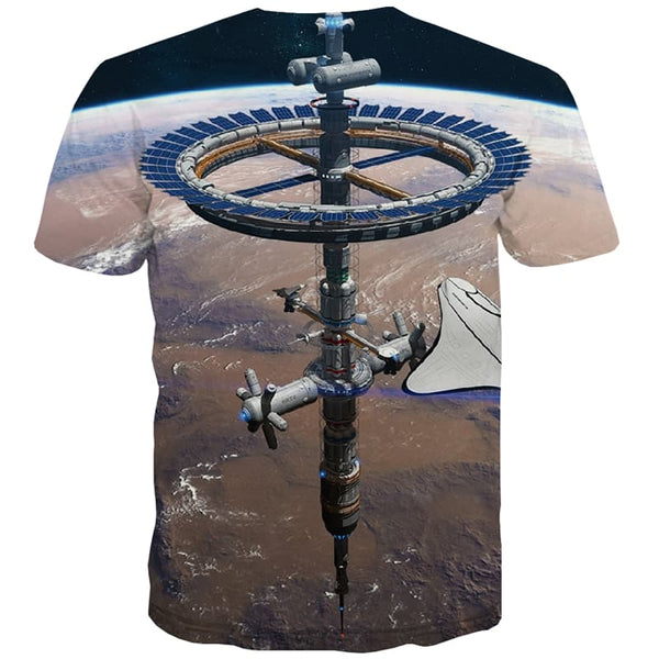 
Moon T-shirt Men Space Tshirts Casual Universe Tshirt Anime Metal T-shirts 3d
                