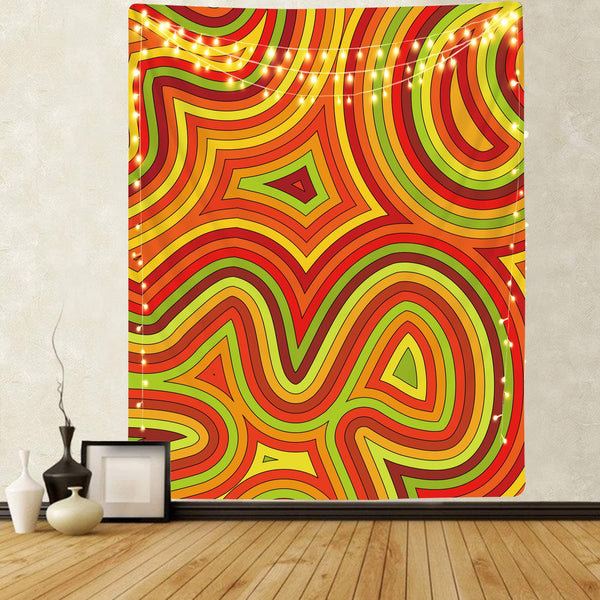 
Psychedelic Tapiz dizziness Home Tapestrys stripe Wall Tapestry Decor Mandala
                