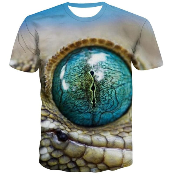 
Lizard T shirt Men Animal Anime Clothes Eye Tshirt Printed Harajuku T-shirts 3d
                