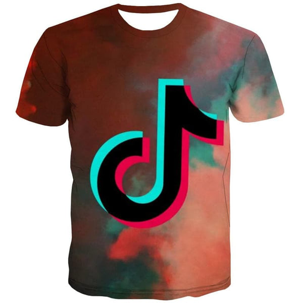 
Douyin T shirt Men Cloud Shirt Print Music Tshirt Printed Rock T-shirts 3d
                