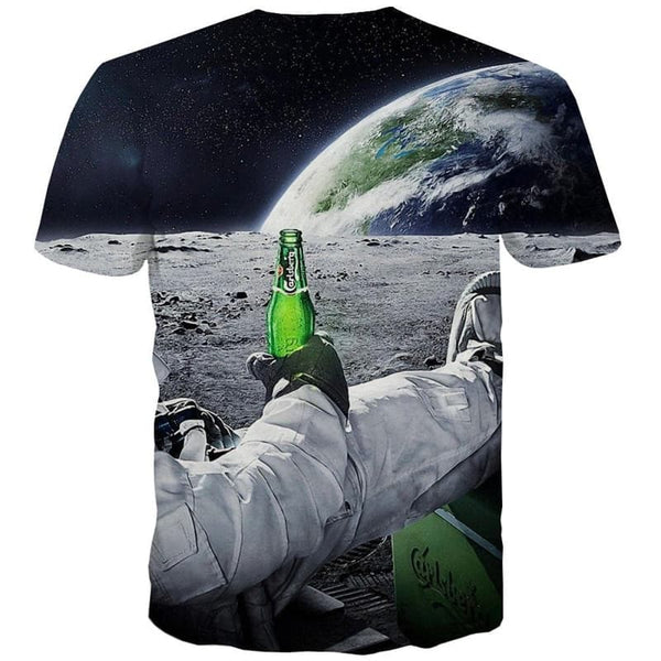 
Astronaut T-shirt Men Space T-shirts 3d Universe Tshirts Casual Earth Anime Clothes
                