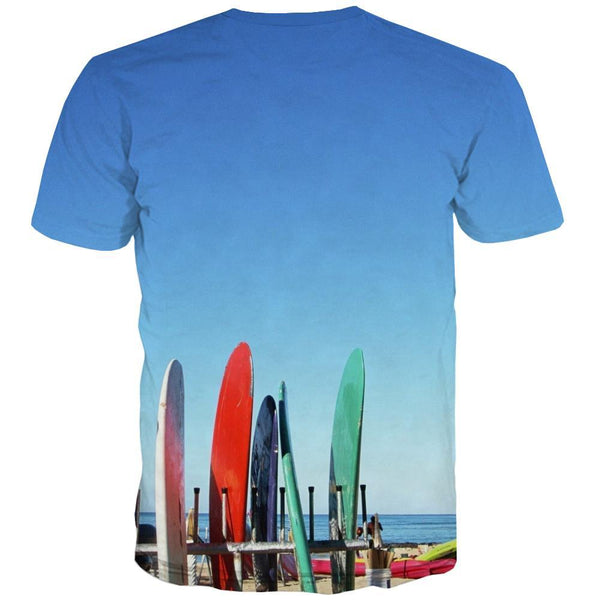 
surf T shirts Men The sea T shirts Funny sport Tshirts Novelty Short Sleeve - KYKU
                