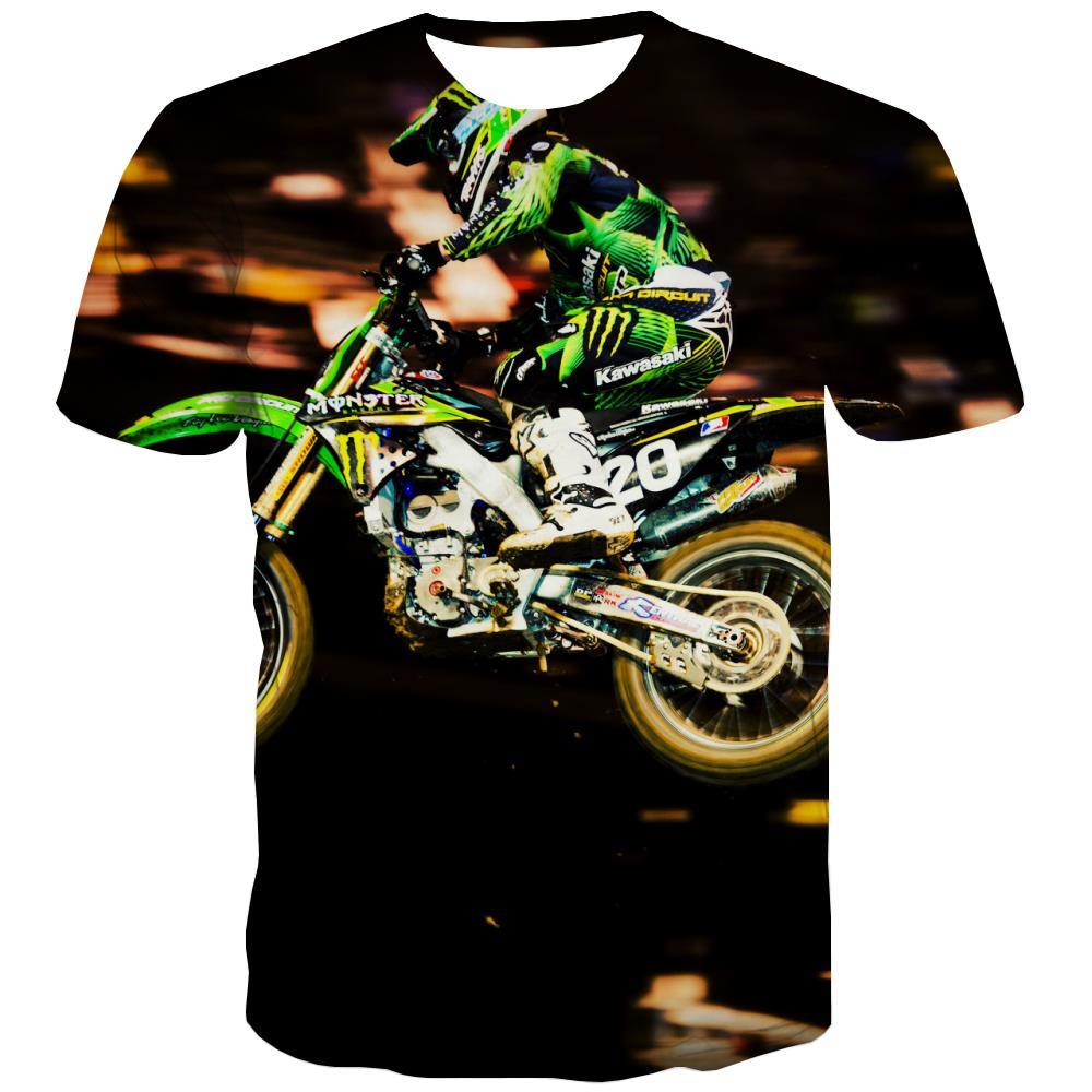 Motocross T-shirt Men motorcycle Tshirts Casual Offroad T-shirts 3d Short Sleeve - KYKU