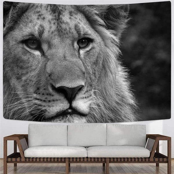 
Lion Tapiz Animal Wall Tapestry Anime Tapestries Harajuku Tenture Mandala Street Rug Wall
                