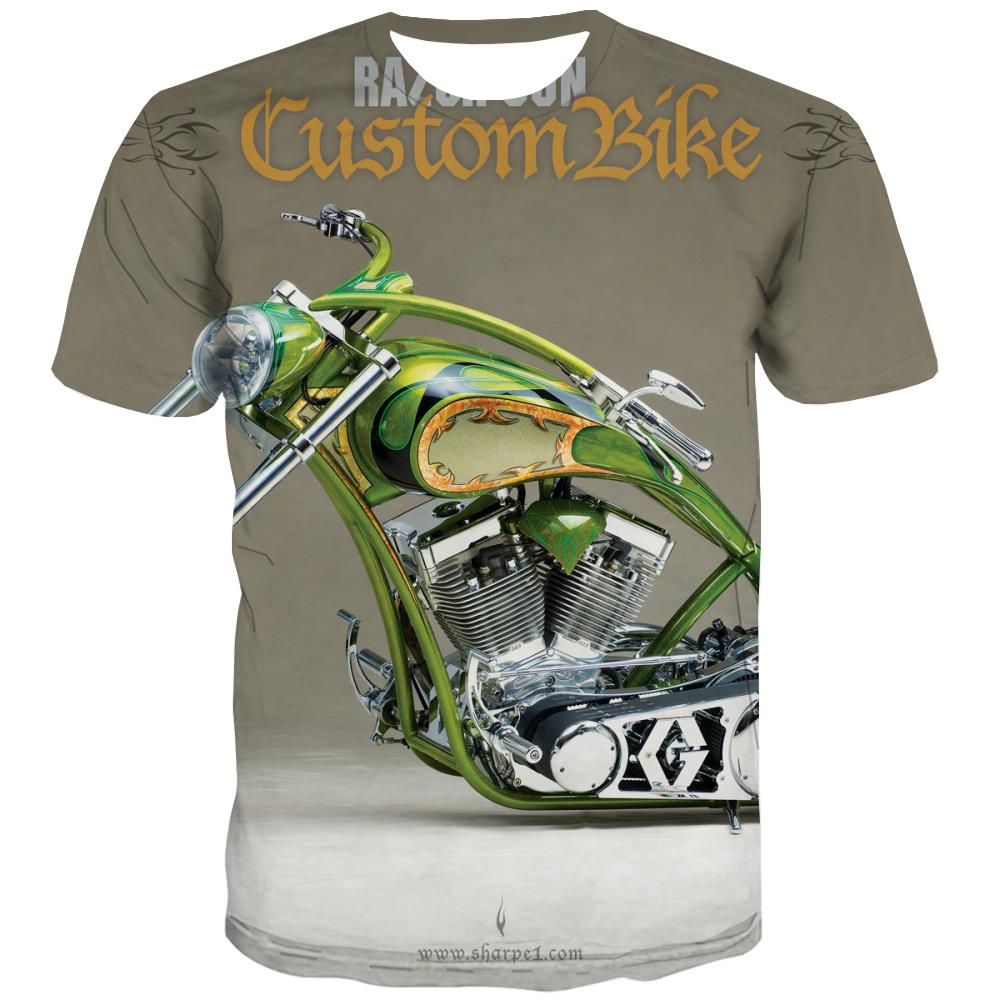 Bicycle T-shirt Men Metal Shirt Print City Tshirts Novelty Psychedelic Tshirts Casual