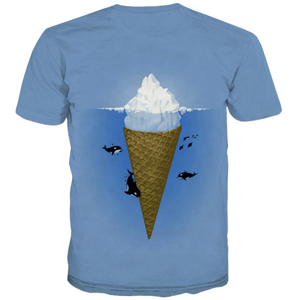 
Sweet T-shirt Men Gourmet Tshirts Cool Icecream T-shirts Graphic Colourful Tshirts Casual
                