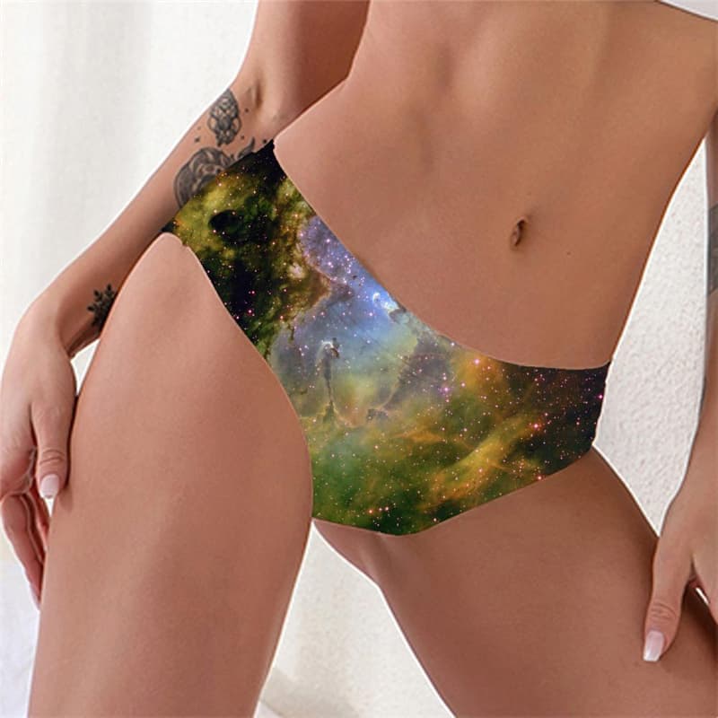 Galaxy Panties Women Space Sexy Universe Pantys Hip Hop Lingerie Female