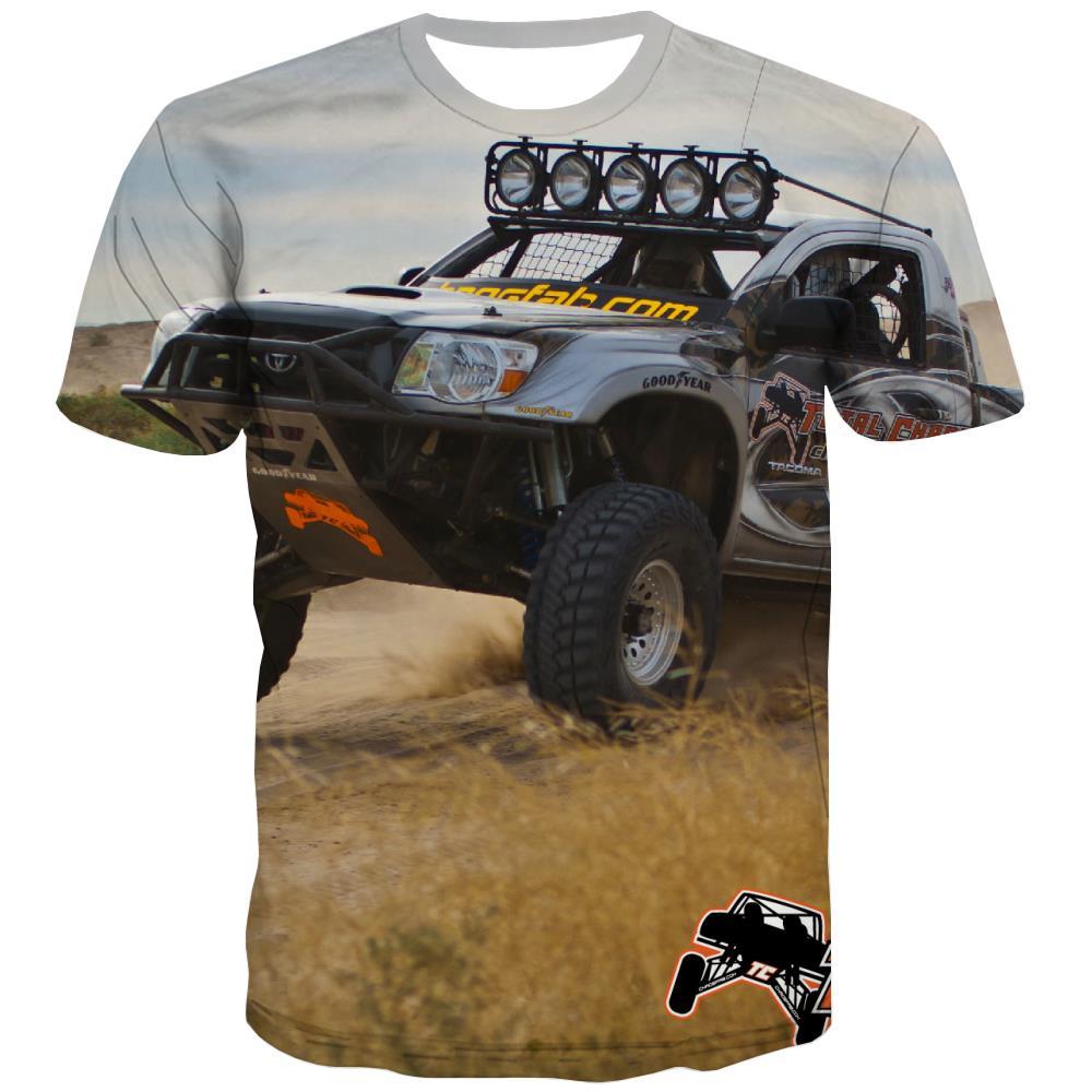 Jeep T-shirt Men Offroad T-shirts Graphic car Shirt Print Short Sleeve summer - KYKU