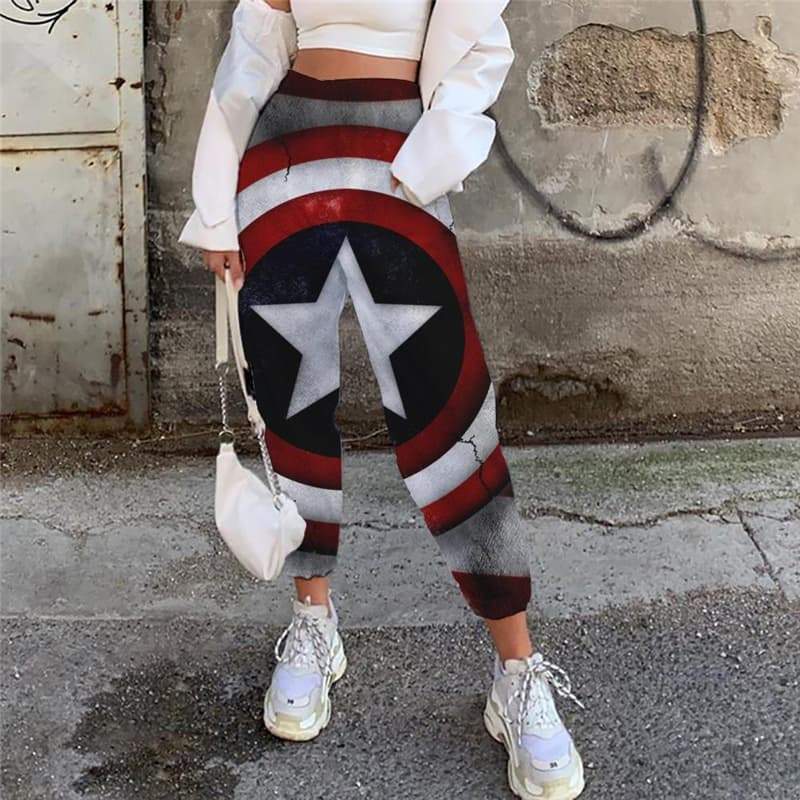 United States Trousers Women National Flag Casual Pant Stripe 3d Printed - KYKU