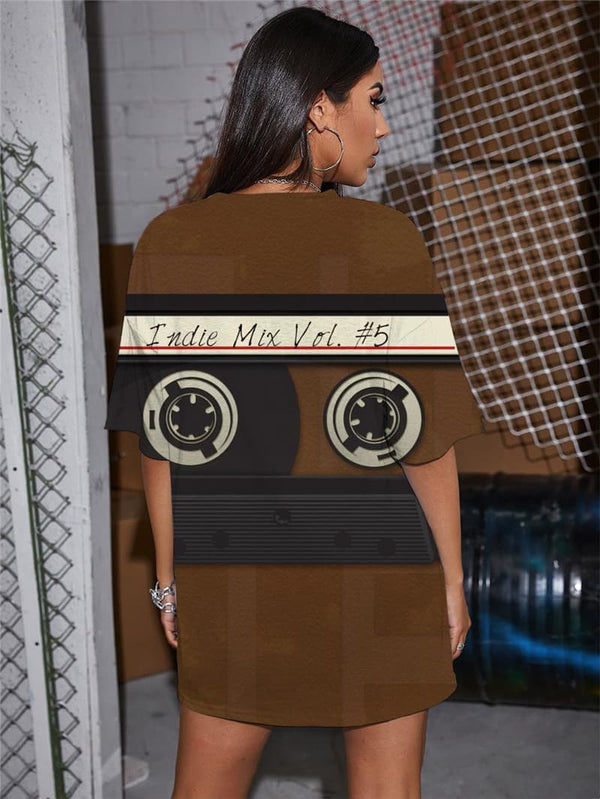 
Music T-shirt Women Party Punk Rock Rock Funny T shirts Retro Shirt Print
                