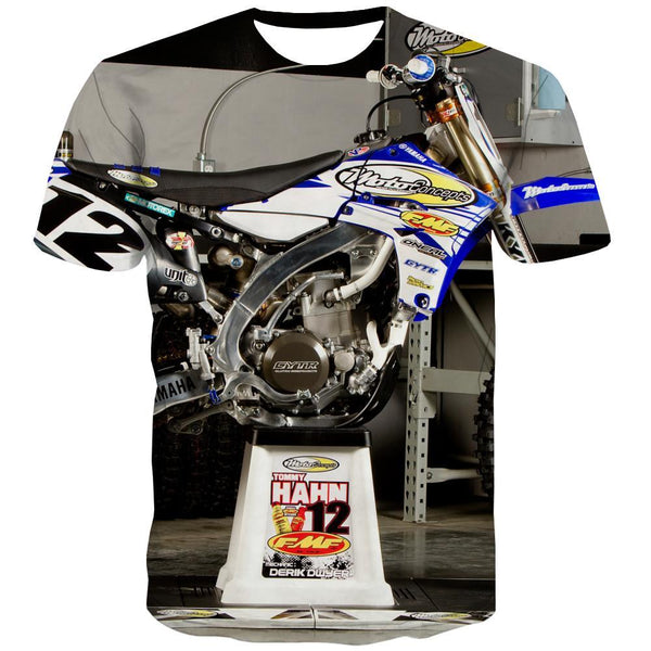 Motocross T-shirt Men motorcycle T-shirts Graphic Offroad Tshirt Anime - KYKU
