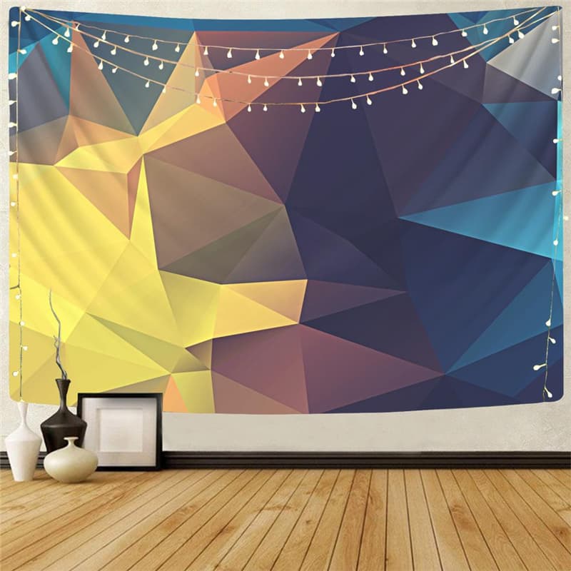 Colorful Tapiz Cube Rug Wall Harajuku Tapestries Wall Hanging Mandala Witchcraft
