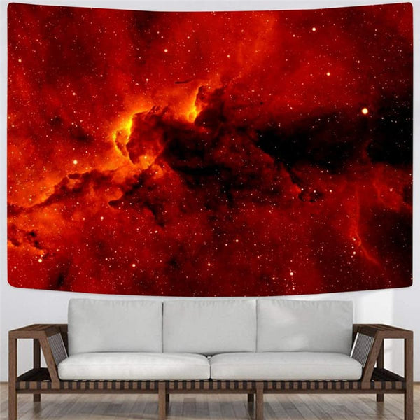 
Galaxy Tapestry Space Tenture Mandala Universe Home Tapestrys Red Wall Tapestry Flame Rug Wall
                