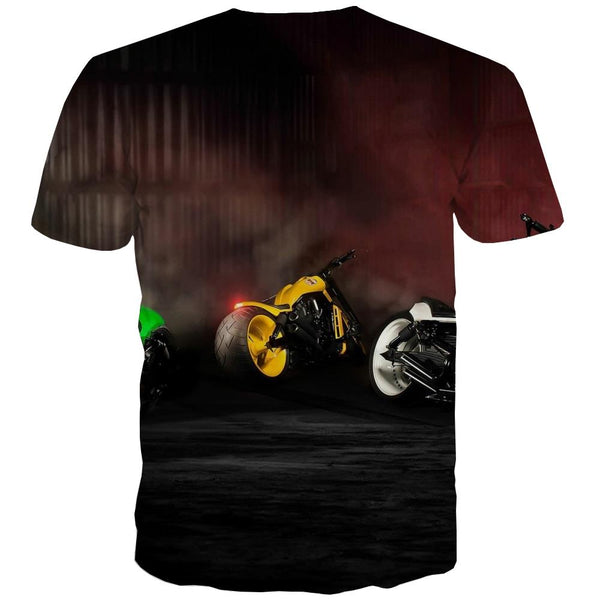 
Bicycle T shirts Men Metal T shirts Funny City T-shirts 3d Psychedelic Tshirt Anime
                
