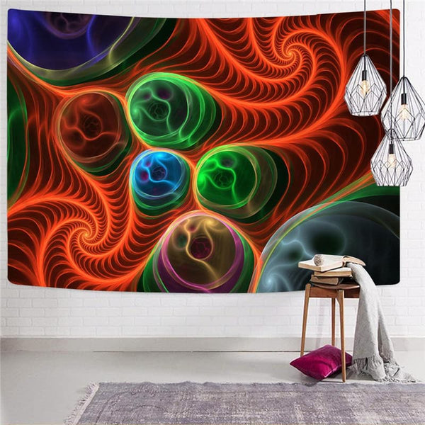 
Geometric Tapiz Psychedelic Tenture Mandala Vortex Wall Tapestry Ball Home Tapestrys
                