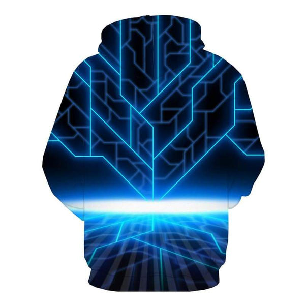 
Technology Hoodie Men Grid Hooded Casual Aurora 3d Printed Unisex Funny Casual - KYKU
                