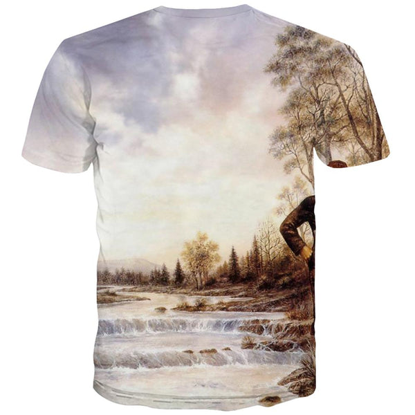 
Indians T shirts Men Grassland Tshirt Printed Sunset T-shirts Graphic War T-shirts 3d
                