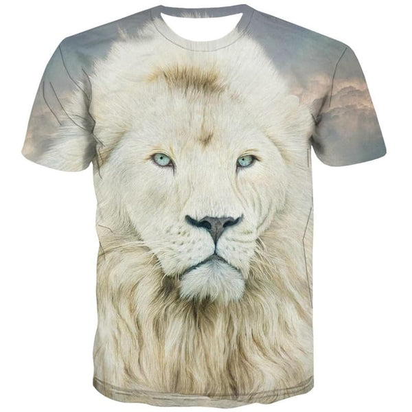 
Lion T-shirt Men Animal Anime Clothes Harajuku Tshirt Printed Funny Funny T shirts
                