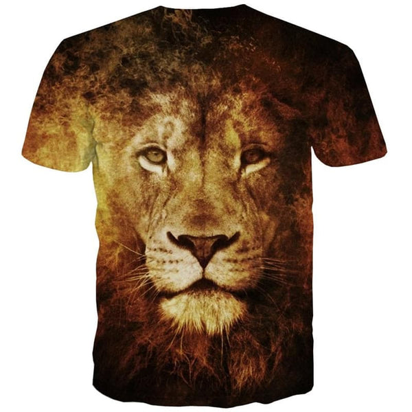 
Lion T-shirt Men Animal Tshirt Printed Flame T-shirts 3d Harajuku Funny T shirts Street Tshirts Casual
                